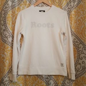 Roots Ivory Sweathshirt, Small